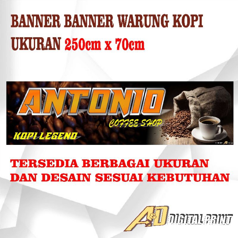 Jual Banner/spanduk Ukuran 250cm X 70cm (bisa Request Sesuai Kebutuhan ...