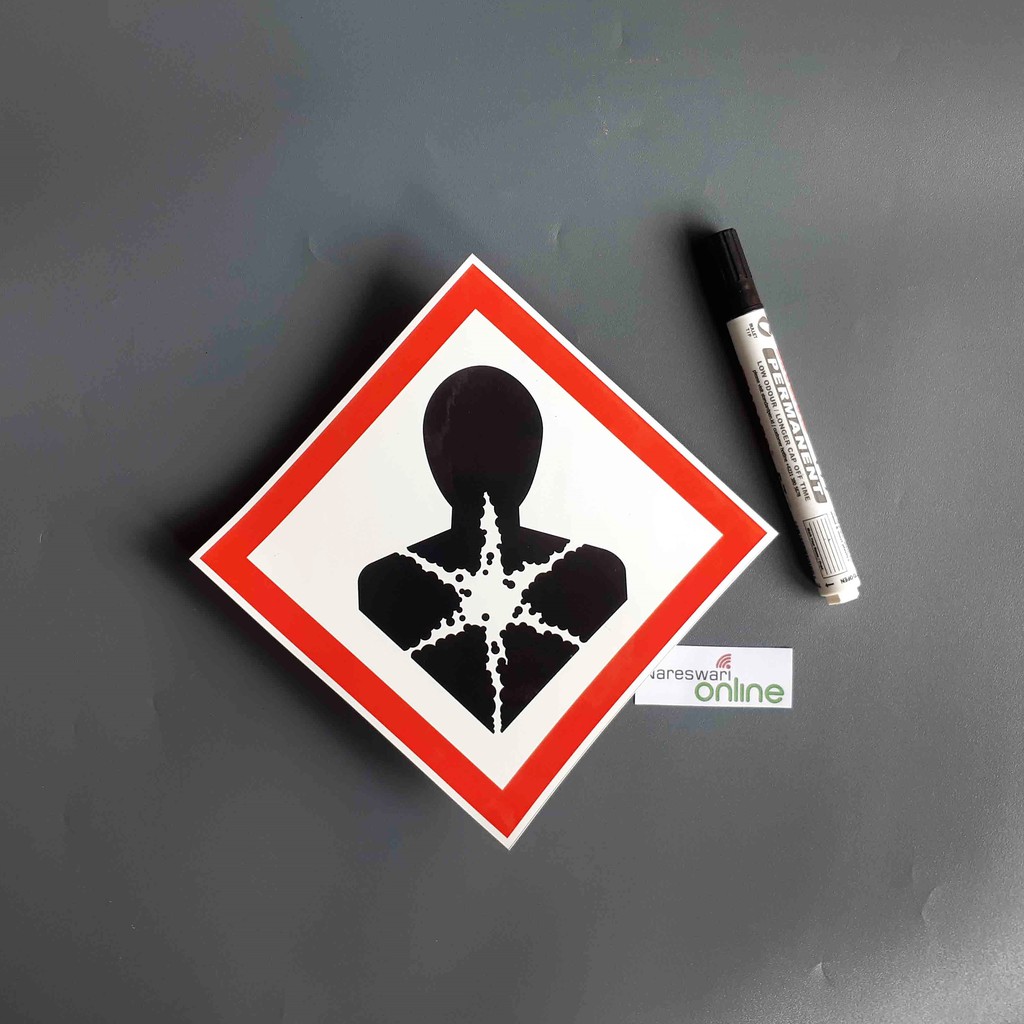Jual Stiker Long Term Health Risk, Stiker Hazard, Stiker K3, Vinyl ...