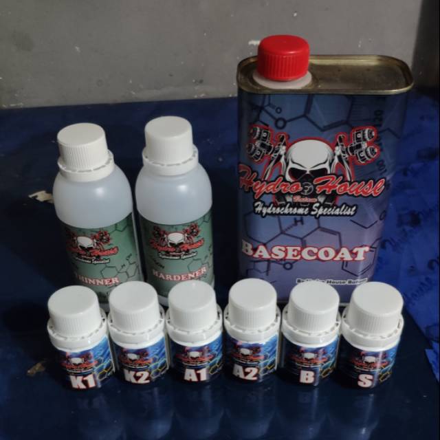 Jual Hydrochrome / Spray Chrome Paket komplit Cairan Chrome 50 ml