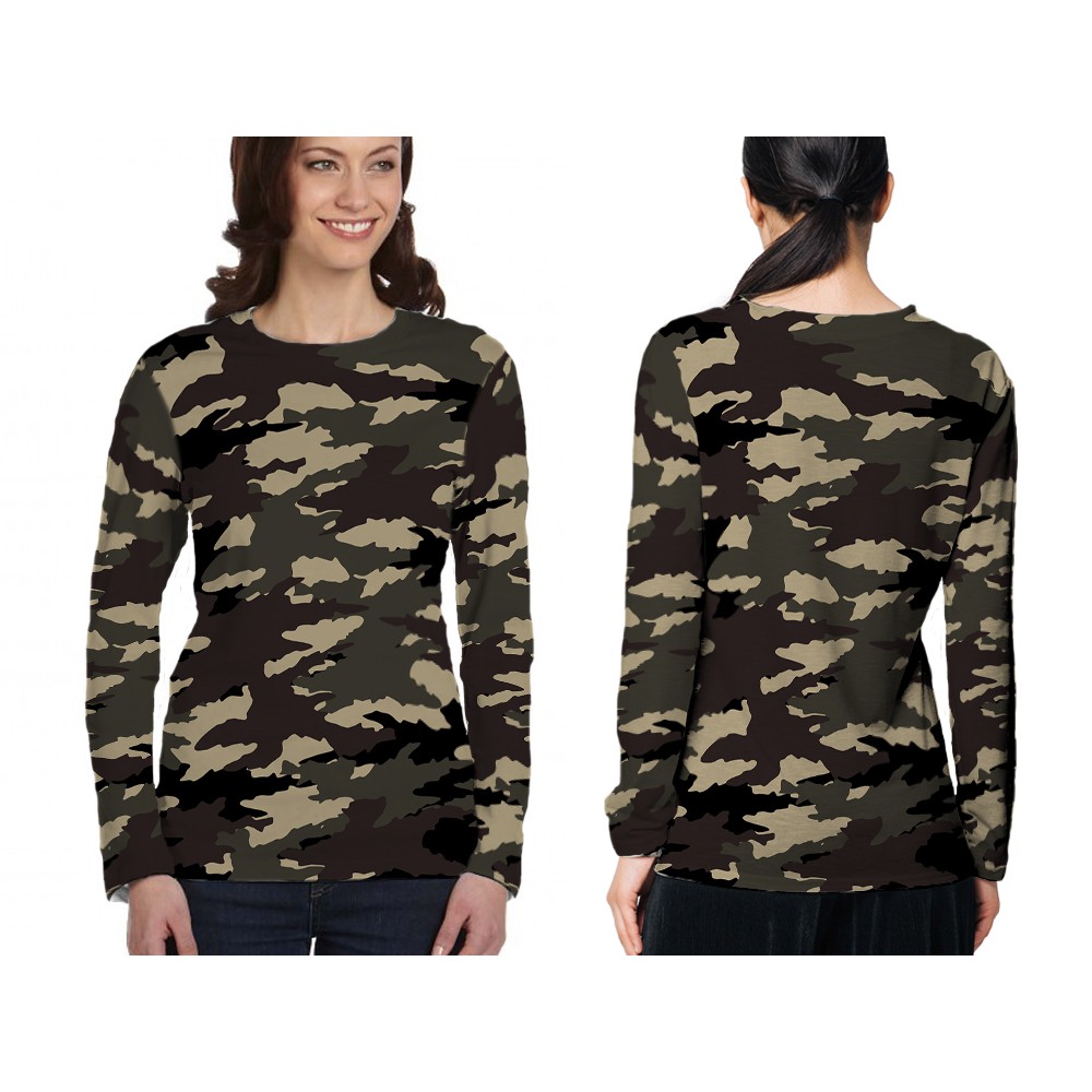 Dress Lengan Panjang Chery Army