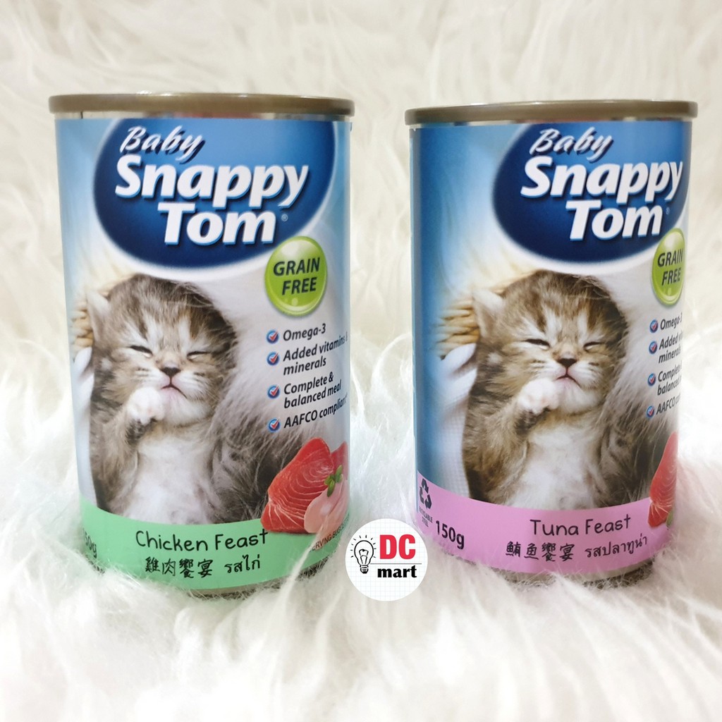 Jual BABY SNAPPY TOM CAT WET FOOD 150Gr / Makanan Basah Anak Kucing