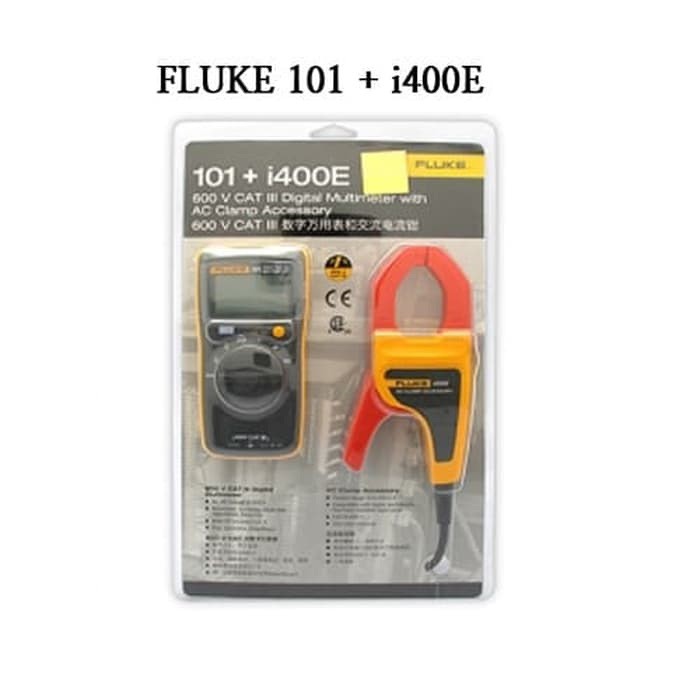 Jual Fluke 101 Digital Multimeter/i400E Clamp Kit Shopee Indonesia