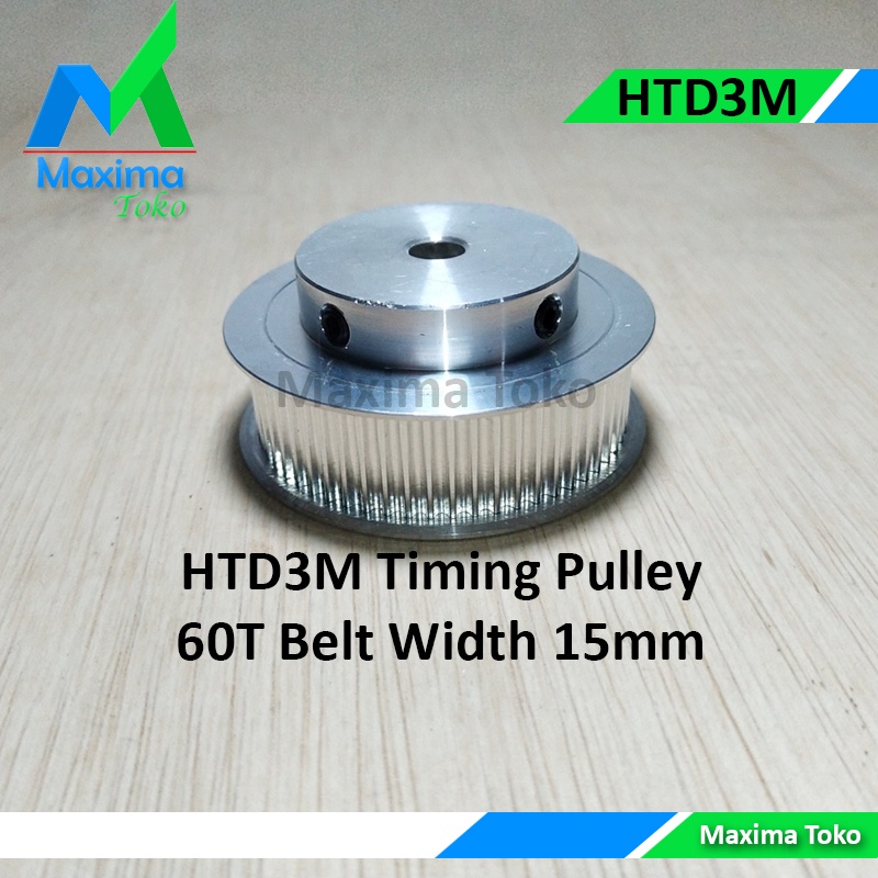Produktbild von HTD3M Timing Belt Pulley 14T, Zahnriemenscheibe Alu, Bohrung 3-6 Mm, Breite 6/10/15 Mm, Für 3D-Drucker