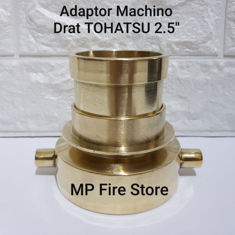 Jual Adaptor Pemadam Machino Male Drat Dalam Kasar TOHATSU 2.5 In ...