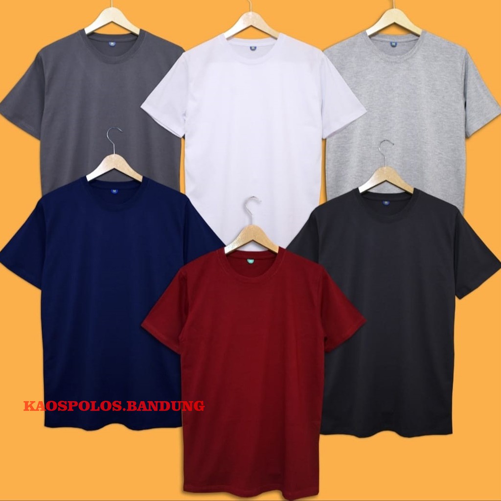 Jual Kaos Polos Distro Bahan Katun Combed S Bisa Di Pakai Cowo Cewe Shopee Indonesia