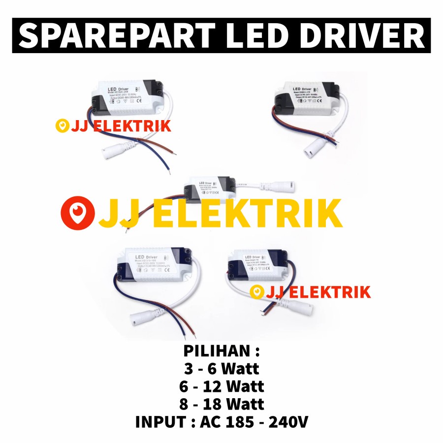 Jual Trafo Lampu LED Driver Sparepart Downlight Plafon Power Supply Shopee Indonesia