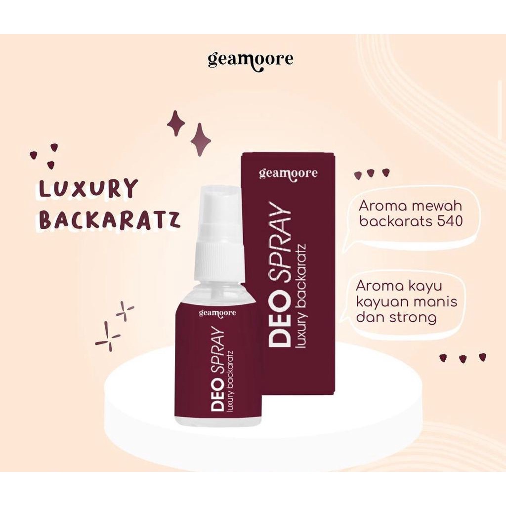 Jual GEAMOORE Deo Spray 30ml Shopee Indonesia