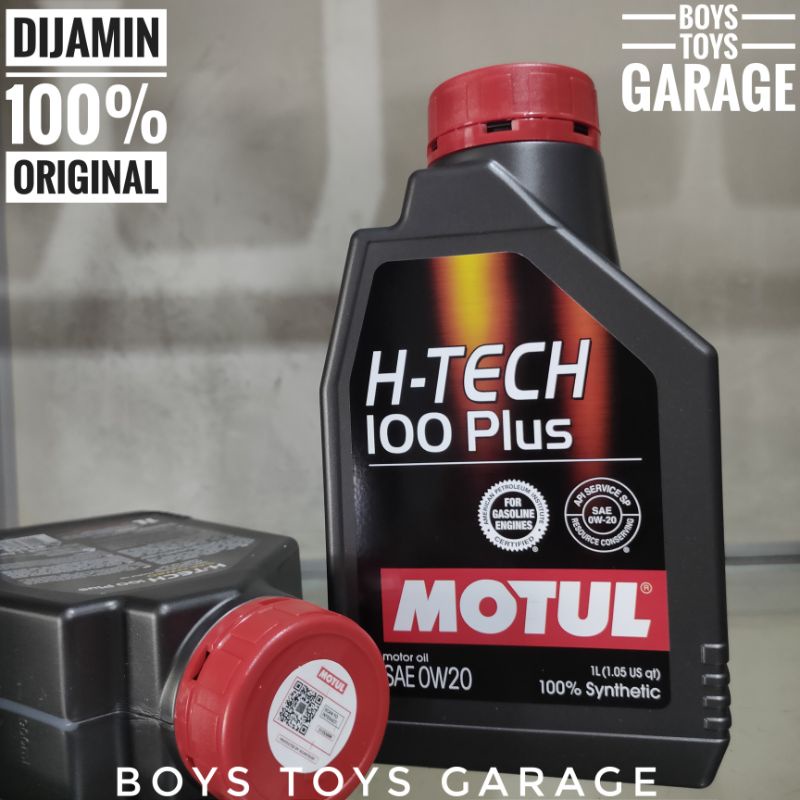 Jual Oli MOTUL H-Tech 100 Plus 0W20 1 Liter Garansi 100% Original