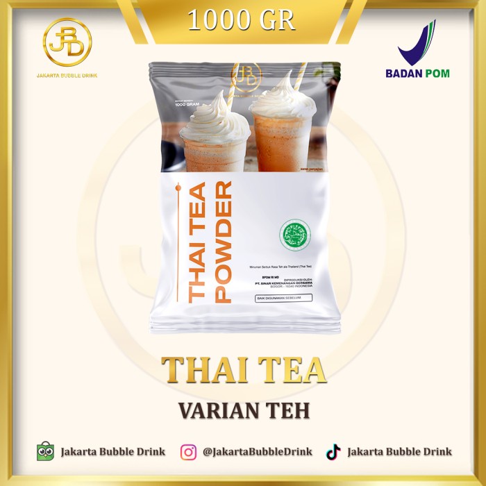 Jual Thai Tea Powder - Bubuk Teh Thailand | Shopee Indonesia