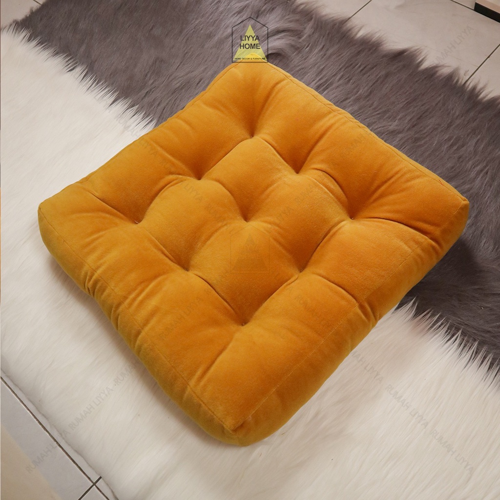 Jual RumahLiyya Cushion Ball Alas Bantal Duduk Bulat Lantai Kursi Sofa ...