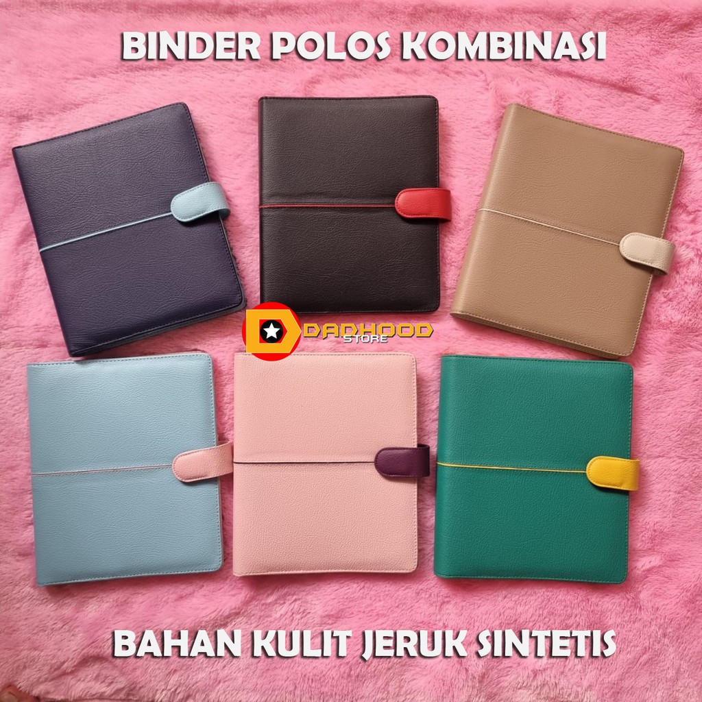 Jual BINDER POLOS KOMBINASI WARNA LUAR DALAM, A5 & B5 | Shopee Indonesia