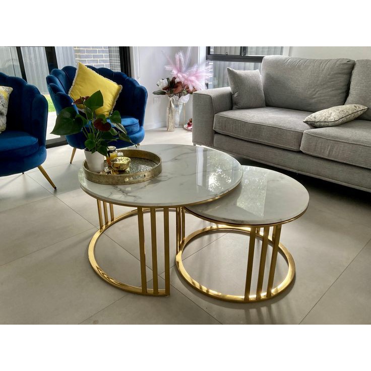 Jual Meja Tamu Minimalis Set holo aesthetic | Meja Minimalis | Meja