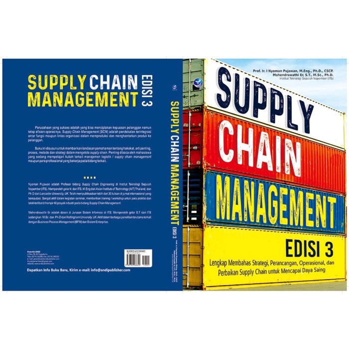 Jual Buku Supply Chain Management Edisi 3 | Shopee Indonesia