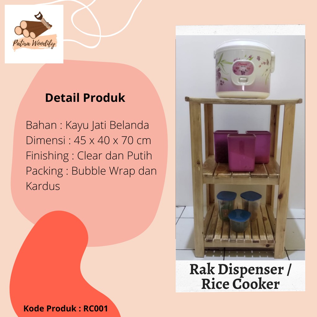 Jual Rak Dispenser / Rak Rice Cooker | Shopee Indonesia