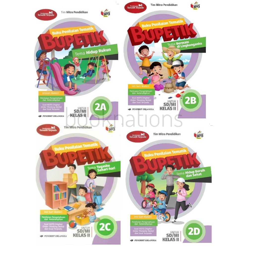 Jual BUKU TEMATIK BUPETIK KELAS 2 SD ERLANGGA | Shopee Indonesia