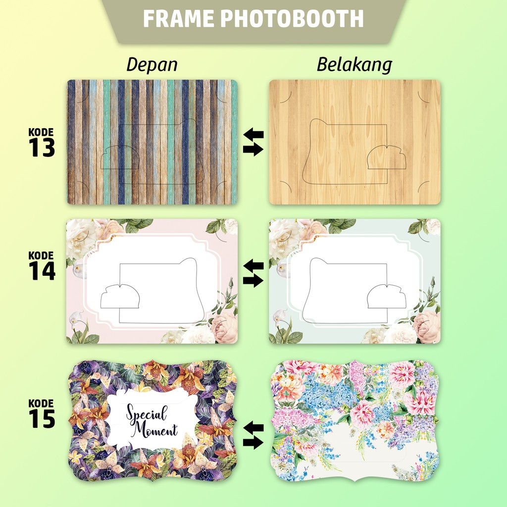 Jual Frame photobooth 4R bahan karton tebal 310gr | Shopee Indonesia