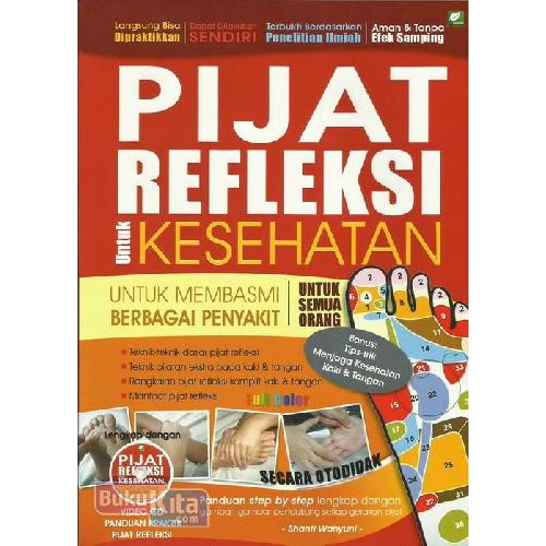 Jual BUKU PIJAT REFLEKSI UNTUK KESEHATAN | Shopee Indonesia