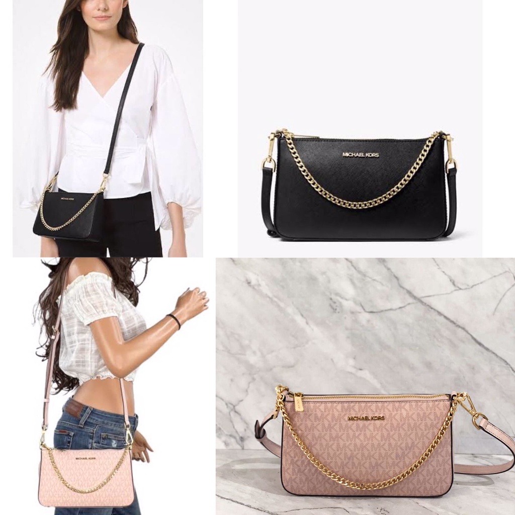 Michael Kors Medium Jet Set Pochette Crossbody Bag