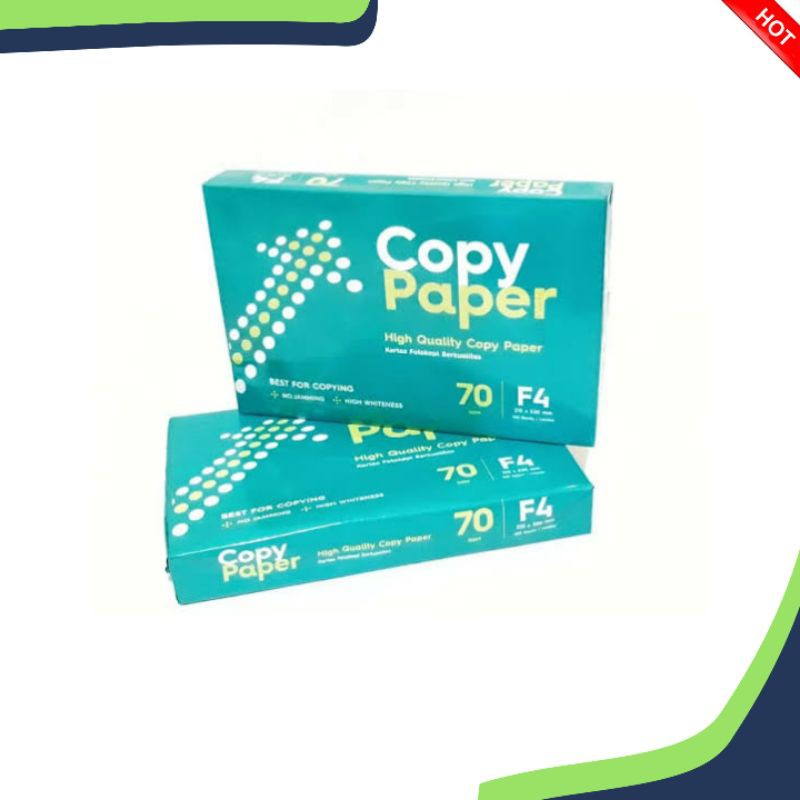 Jual Kertas Hvs F4 70 Gr Copy Paper 1 Rim Shopee Indonesia