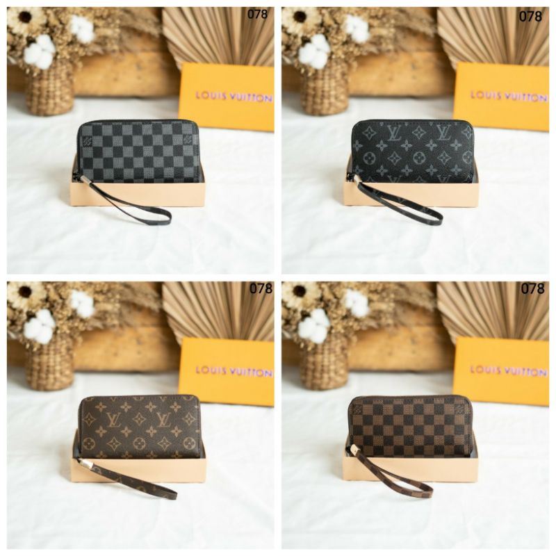 Dompet LV Louis Vuitton 2 Sleting 078 Dompet Fashion Wanita