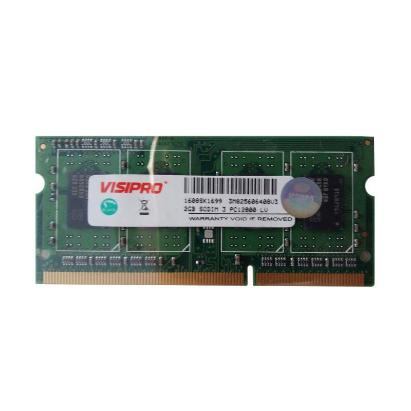 Jual Visipro 2GB PC3-12800 DDR3 1600Mhz Sodimm Memory RAM | Shopee ...