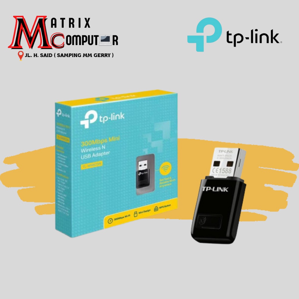 Jual TP-LINK Mini Wireless N USB Adapter TL-WN823N 300Mbps | Shopee ...