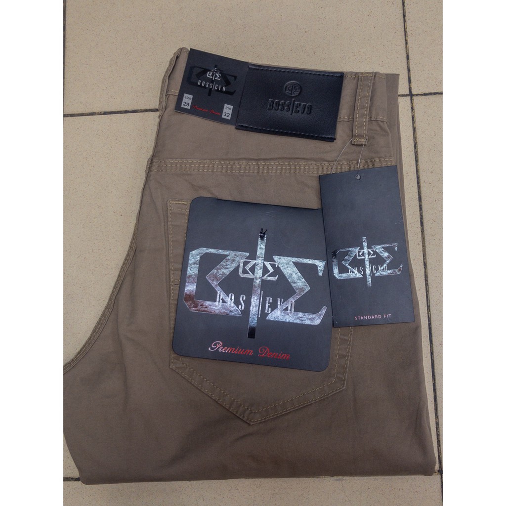 Jual Celana Boss Evo Be 835 Grey 3 Cotton Shopee Indonesia