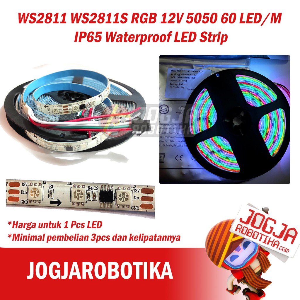 Jual LED Strip Flexible Little Ranger 60 Cm 12V (Ecer) - Kota