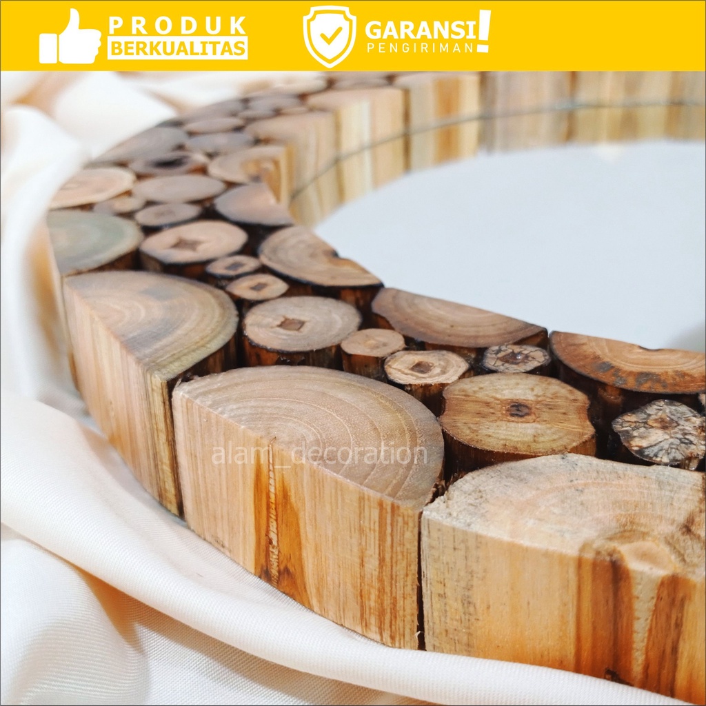 Jual STUDENTCRAFT Cermin bulat dinding aesthetic/Cermin Wastafel ...