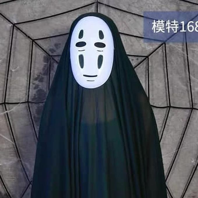 Jual TOPENG HANTU JEPANG KAONASHI SPIRITED AWAY COSPLAY MURAH HALLOWEEN Shopee Indonesia