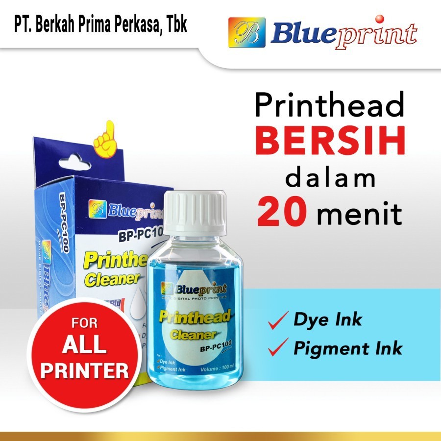 Jual Printhead Cleaner Blueprint Pembersih Head Printer Epson Canon Hp