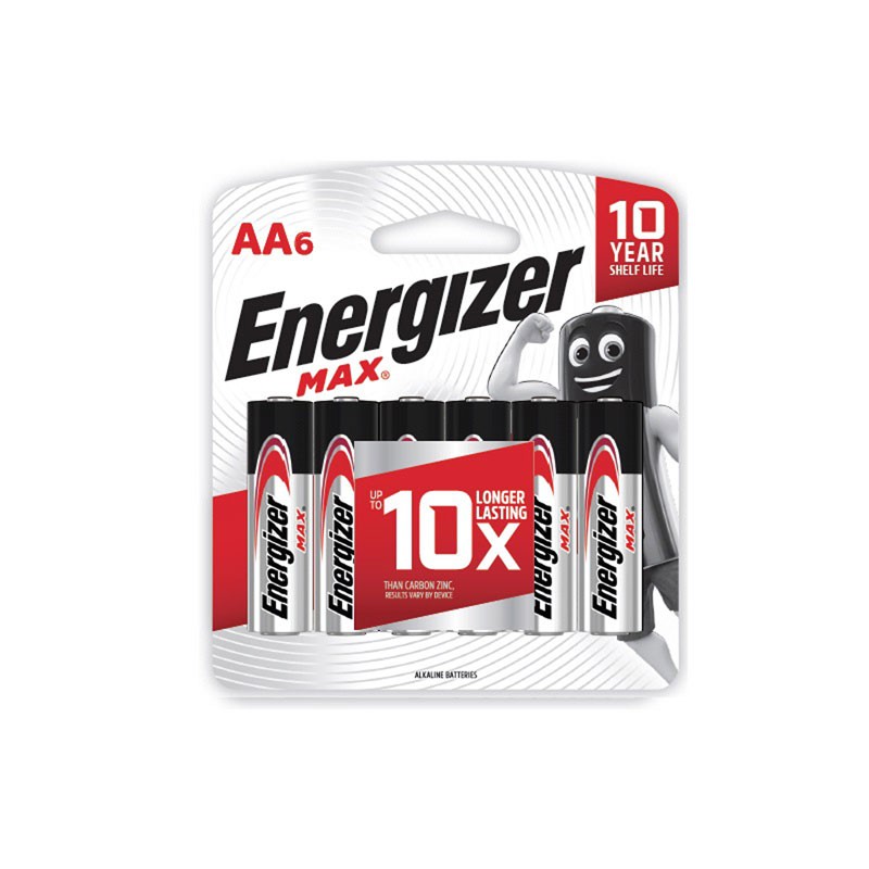 Jual Batre Energizer Max AA AAA A2 A3 Isi 6 Alkaline Baterai Tahan Lama Shopee Indonesia