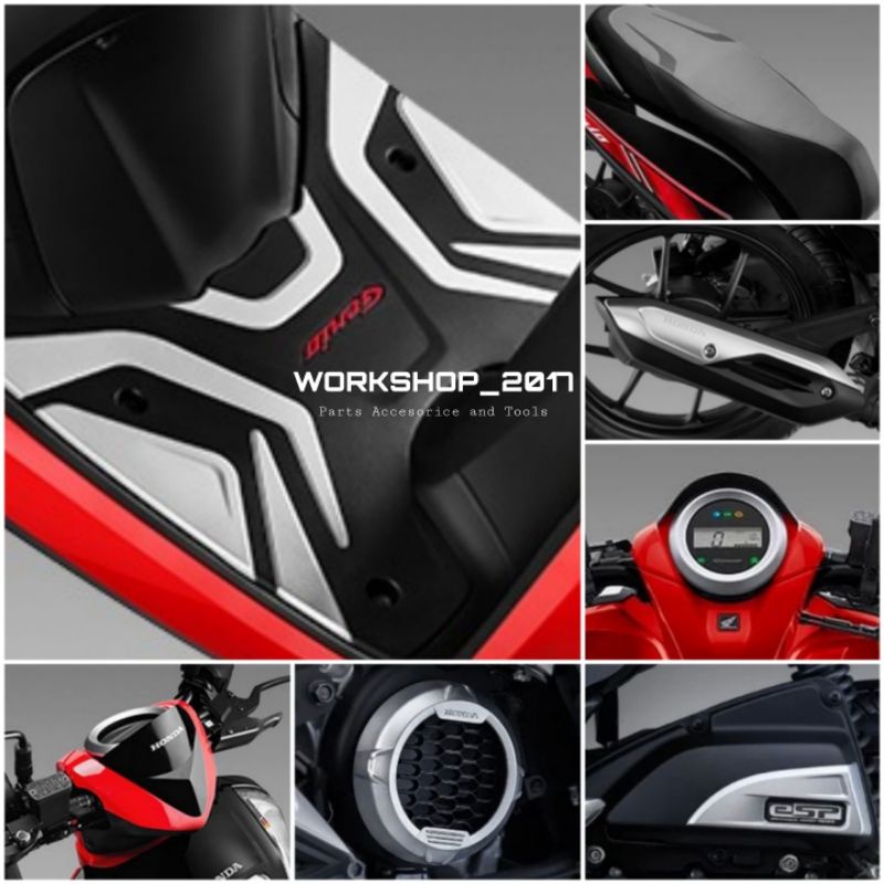 Jual Paket Ganteng Asesoris Genio 2022 2023 Silver Original Honda ...