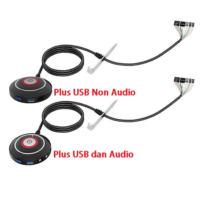 Jual Switch Tombol Power On/Off Reset Untuk Komputer PC With USB ...