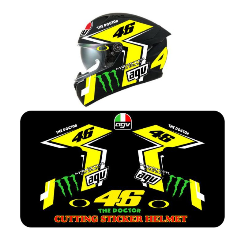 Sticker helm 2024 full face