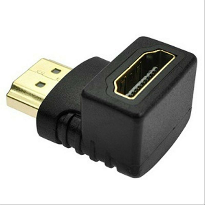 Jual Converter For Hdmi Model L Conector Adaptor Hdmi Male To Hdmi Female Sambung Hdmi