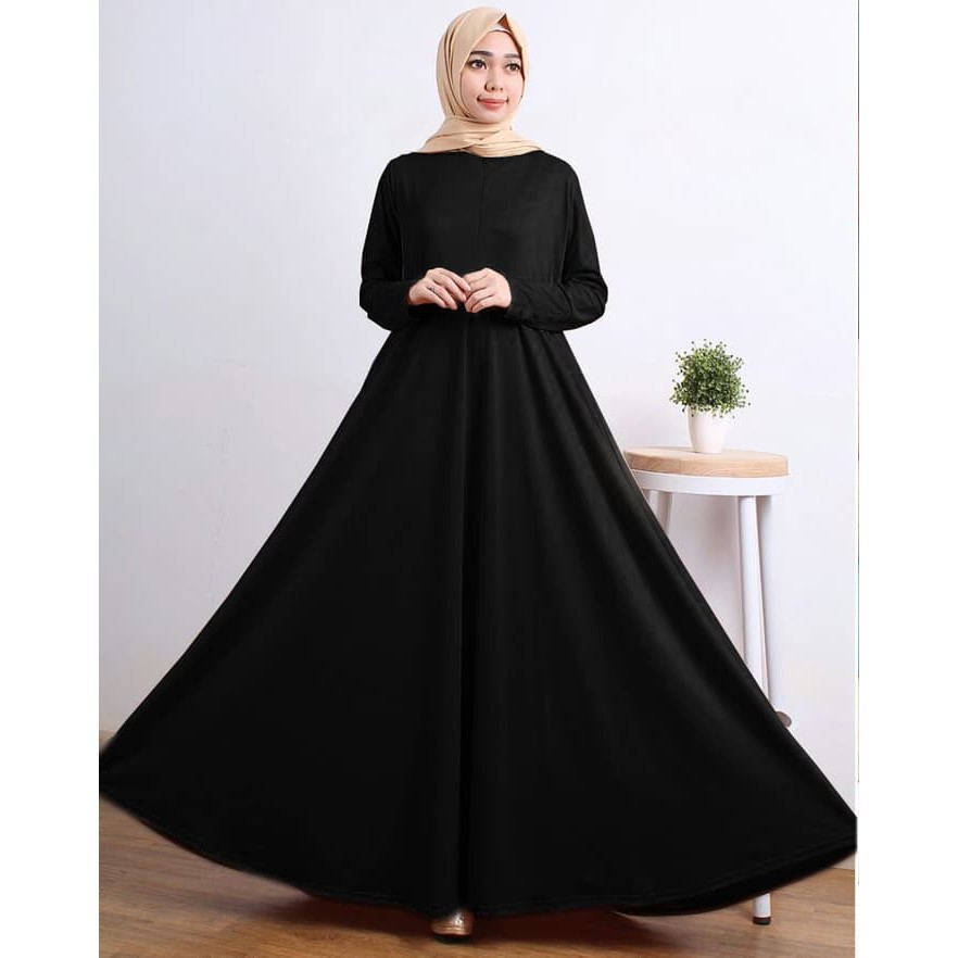 Jual Gamis Maxi Polos Jersey Super Jumbo L3 Shopee Indonesia