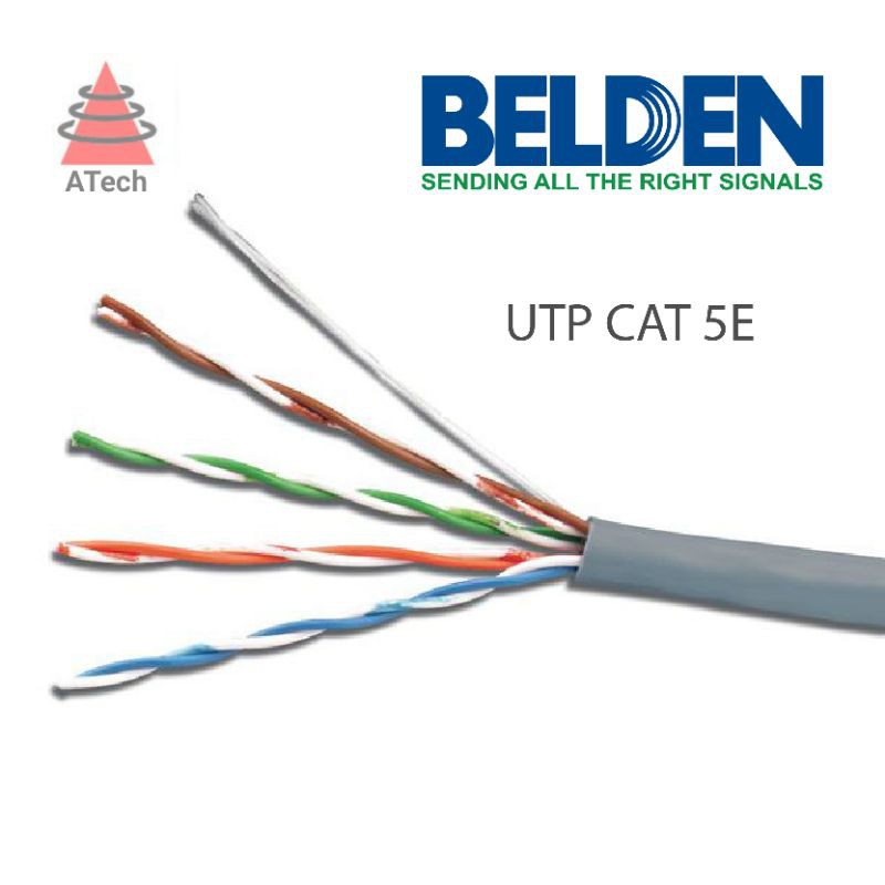 Jual Kabel LAN Belden UTP Cat.5e Original 5 Meter (+ konektor) Shopee