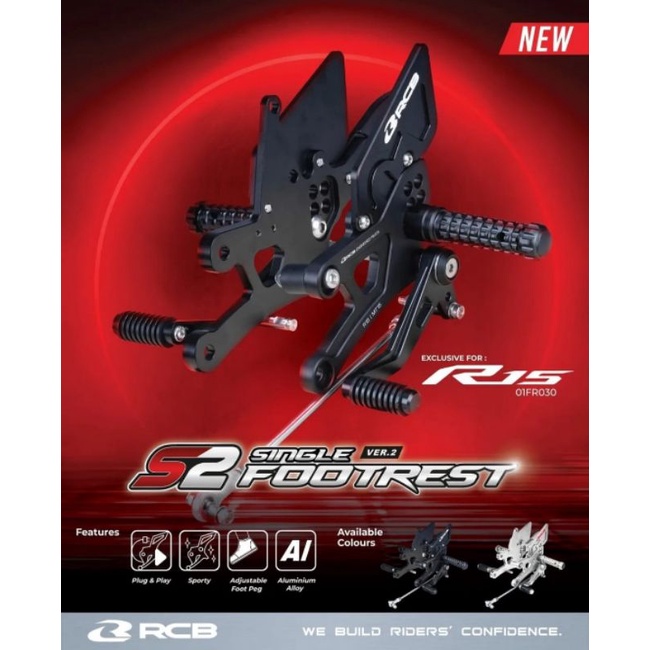 Jual Underbone RCB All New R15 VVA V3 R15M V4 Connected MT15 Footstep ...