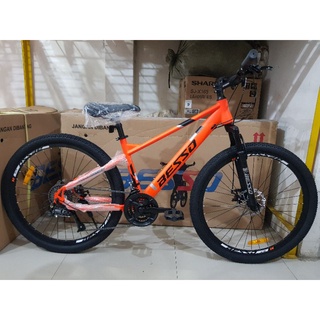 Jual Sepeda Gunung Sepeda Mtb Inch Besso Shifter Gigi Shimano Speed Warna Orange