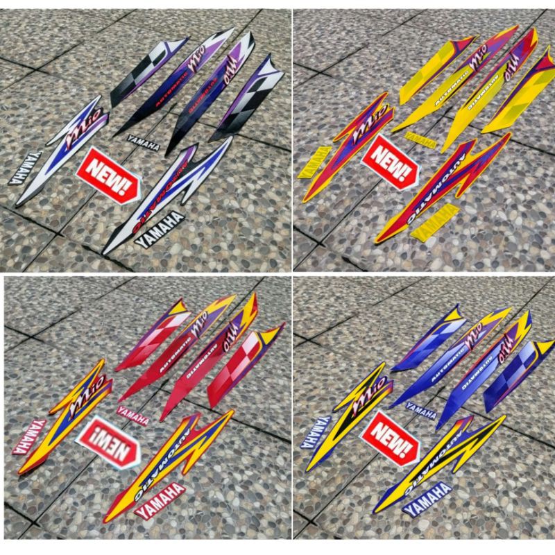 Jual STICKER MIO STRIPING MIO LIMITED EDITION 2004 MODEL ORIGINAL ...