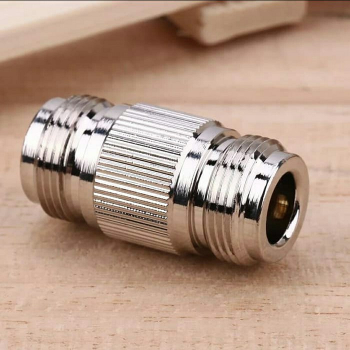 Jual Konektor Sambungan Kabel-N Female Ke N Female Untuk Sambungan Ke ...