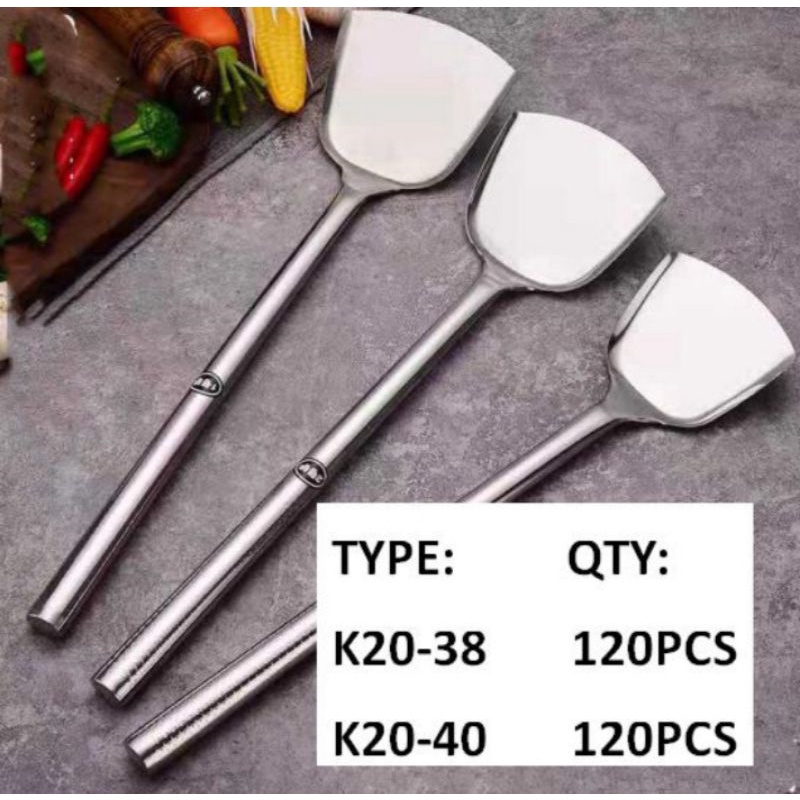 Jual Spatula Sutil Stainless Steel Sodet Masak Gagang Langsung Ukuran Cm Shopee Indonesia