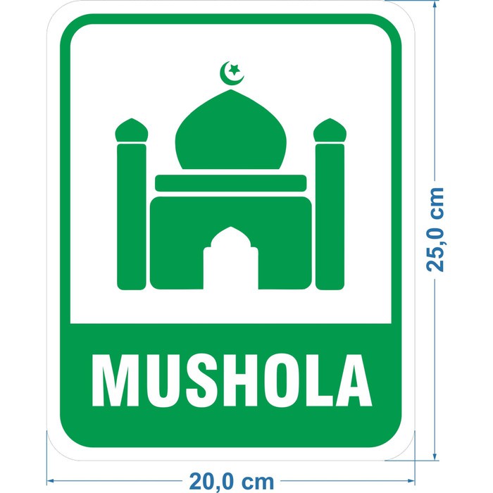Jual Sticker K3 Safety Sign Warning Sign Mushola | Shopee Indonesia