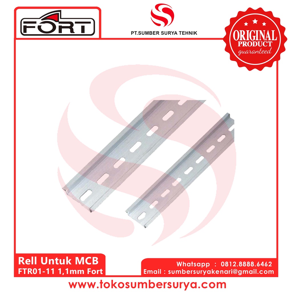 Jual Rell MCB / Din Rell FTR01-11 / FTR0111 1,1mm 1 Fungsi 1 Meter Fort ...