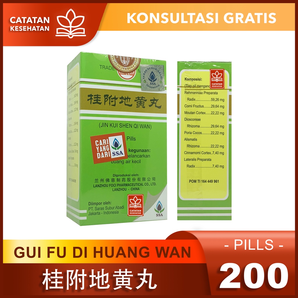 Jual Gui Fu Di Huang Wan / Supplement Obat Cina | Shopee Indonesia