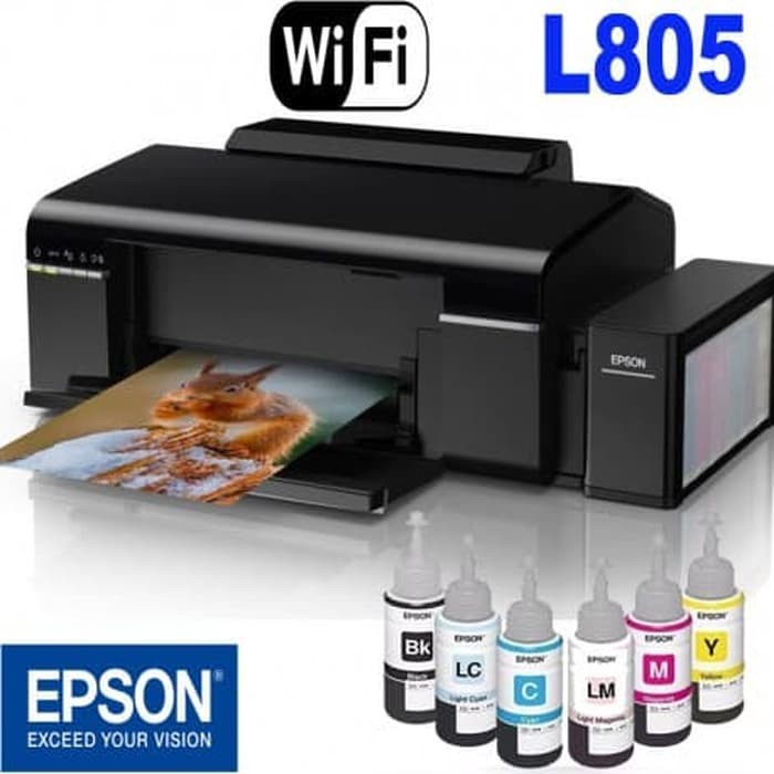 Jual Printer Epson L805 Photo Wifi Ink Tank Shopee Indonesia 3350