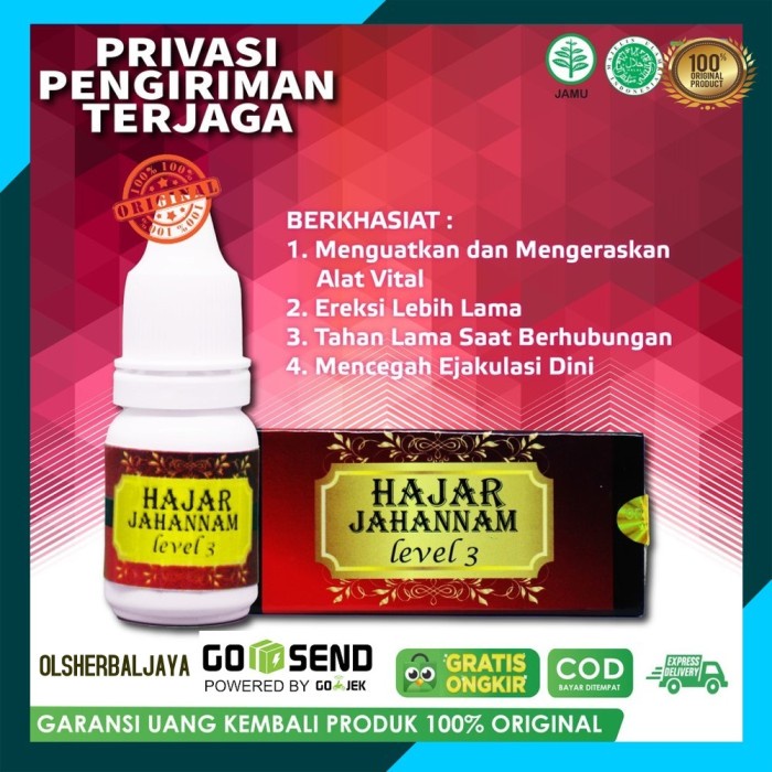 Jual Obat Oles Hajar Super Jahanam Level 3 Pria Kuat Tahan Lama