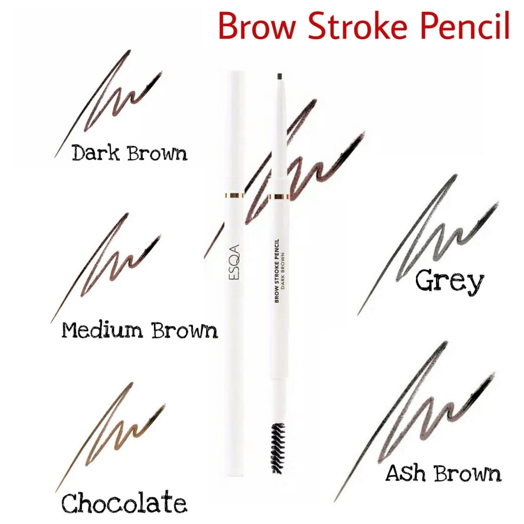 Jual ESQA Brow Stroke Pencil Shopee Indonesia