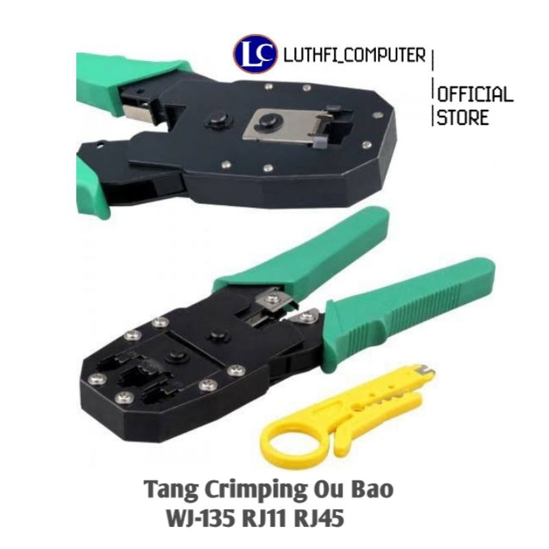 Jual TANG CRIMPING TOOL CUTTER TANG PEMANGKAS DAN PEMOTONG KABEL LAN ...